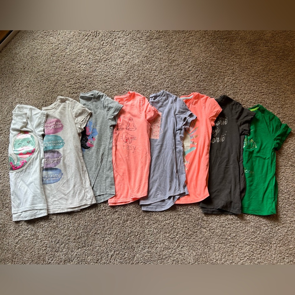Lot of girls shirts sz 10/12
